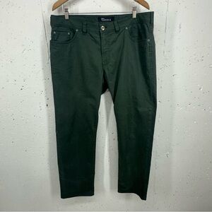 Atelier Gardeur Men's size 38 x 30 Dark Green Brushed Cotton Chino Pants